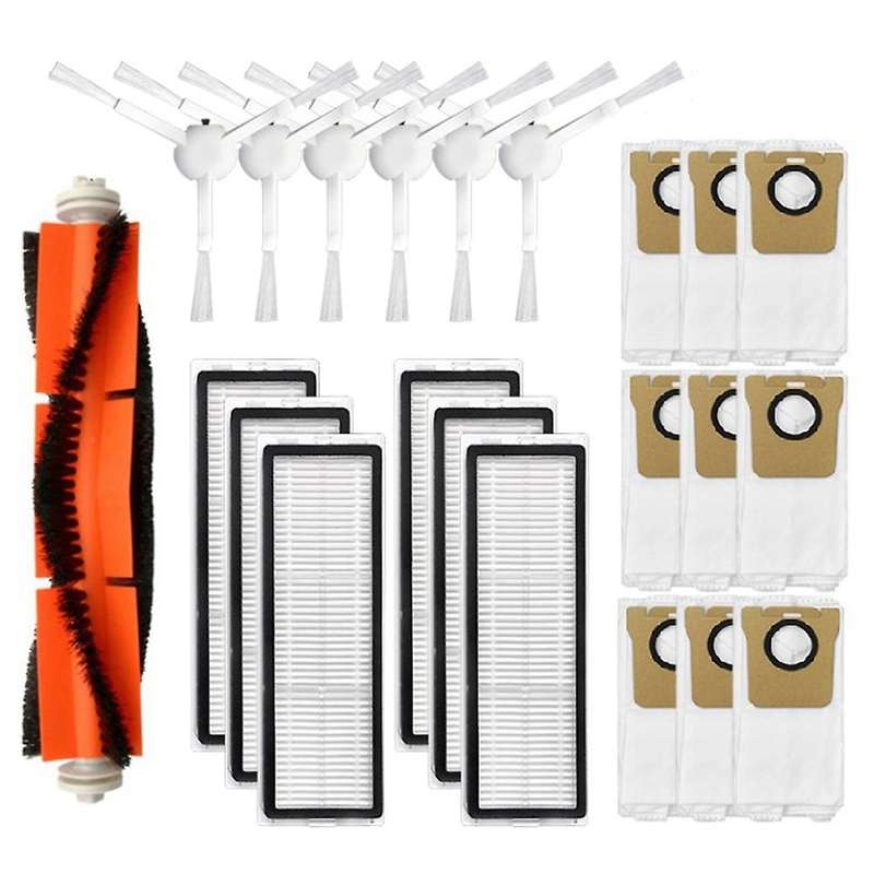 22pcs for Dreame S10/s10 Pro Hepa Filter Main Side Brush Dust Bag
