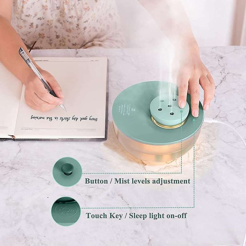 Bedroom Humidifier -super Quiet 1.2l Cool Mist Humidifier