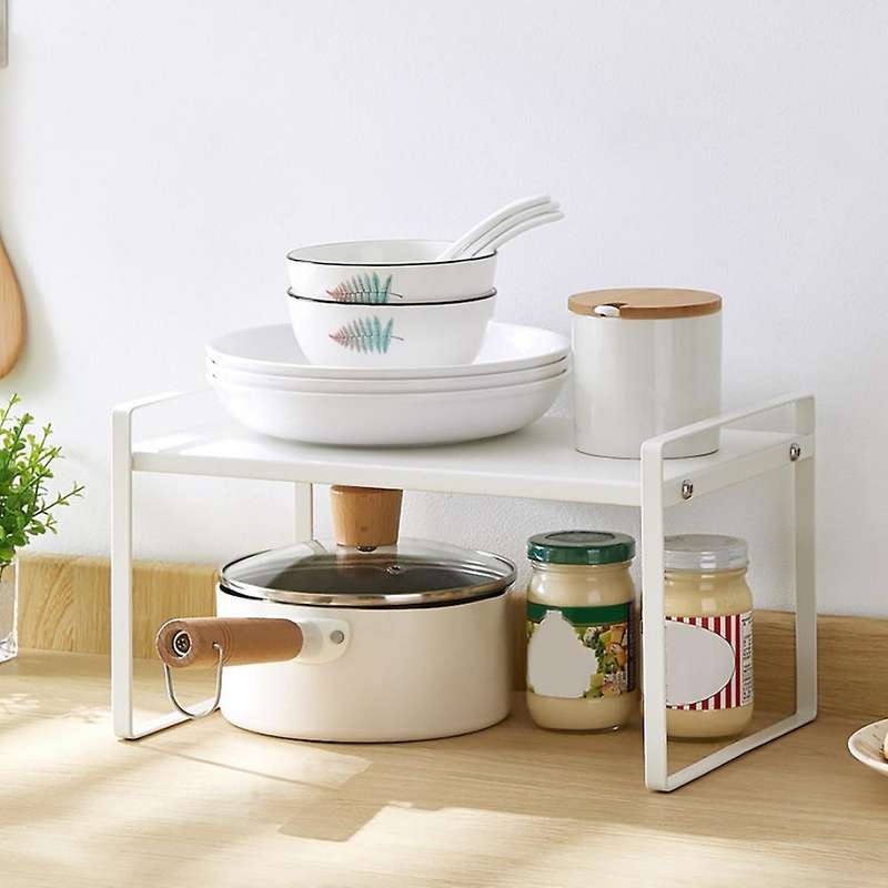 1pack Stackable Storage Rack for Spice Dish Cup Bottle for Kitchen