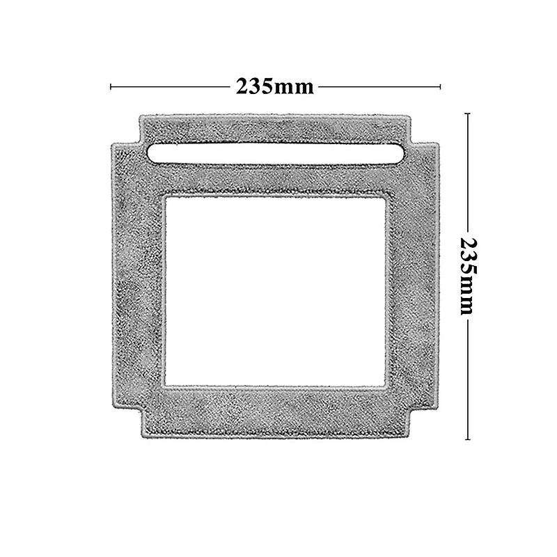 12pcs Mop Pad for Hutt W66 Vacuum Cleaner Replacements Parts Robot