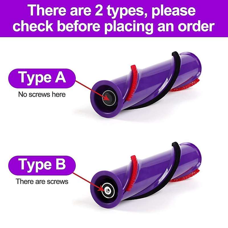 1set Roller Brush Roll Bar Replacement for Dyson V8 Cordless Cleaner