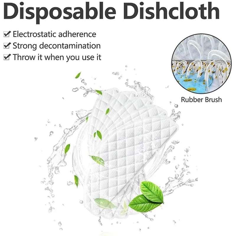 140pcs Disposable Mop Pads for Ecovacs Mop Cloths Mopping Pads Parts