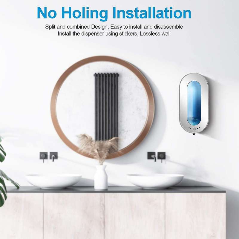 Hand Soap Dispenser Wall Mount,700ml Touchless Soap Machine