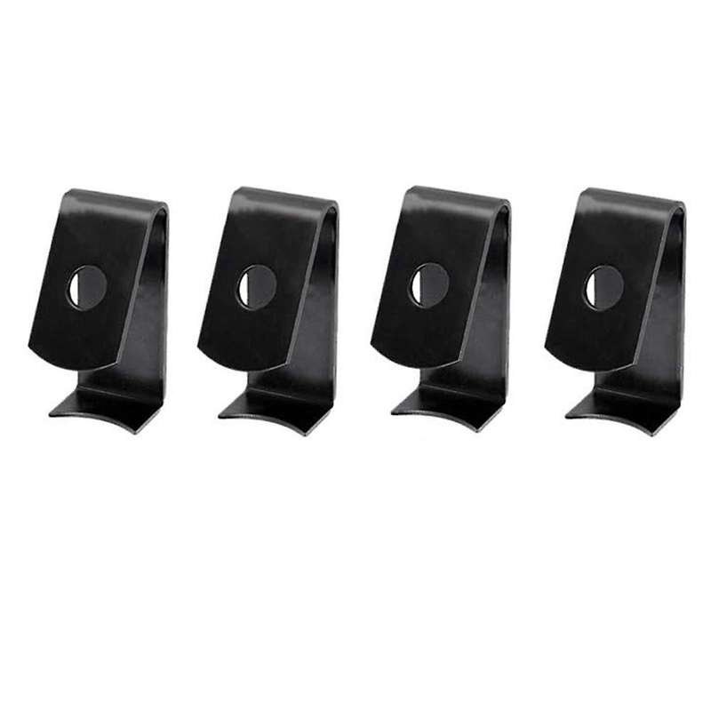 Flower Pot Clips-24 Pack Durable Plant Pot Latch Hangers (black)