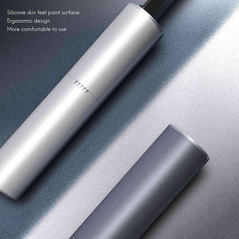 Car Vacuum Cleaner Mini Wet Dry Dual for Auto Interior Home Grey