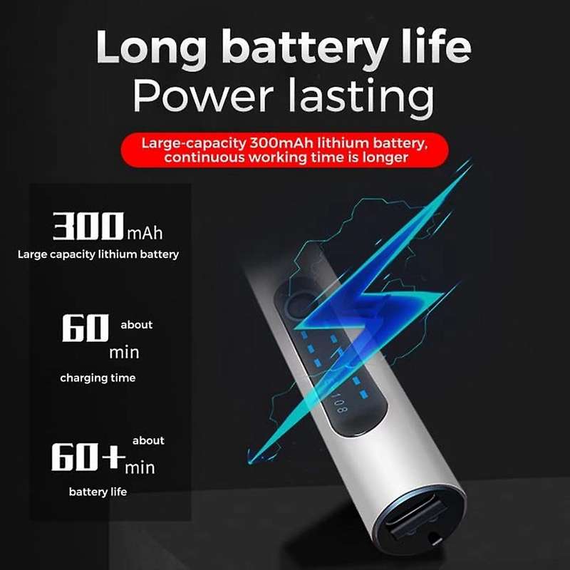 Electric Engraving Pen, Multifunctional Engraving Tool Set, Silver