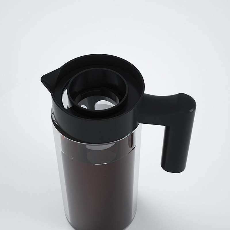 1300ml Espresso Maker Cold Brew Iced Coffee Maker Dual Use Filter
