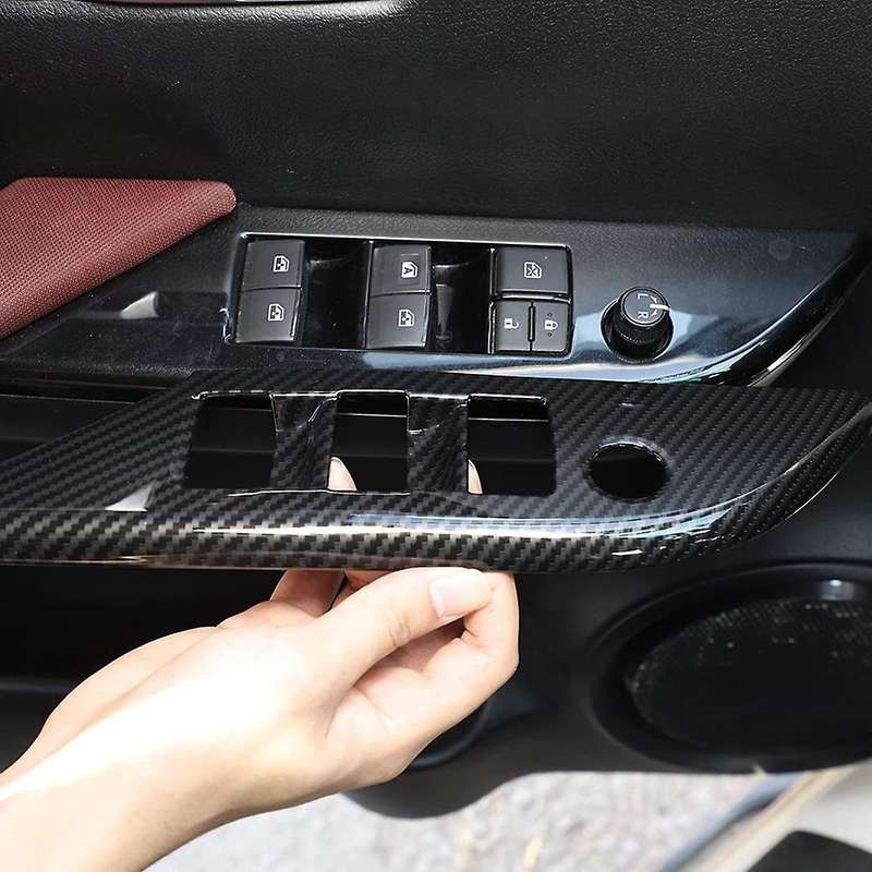 Car Door Armrest Window Switch Panel Cover for Toyota Hilux 2015-2021