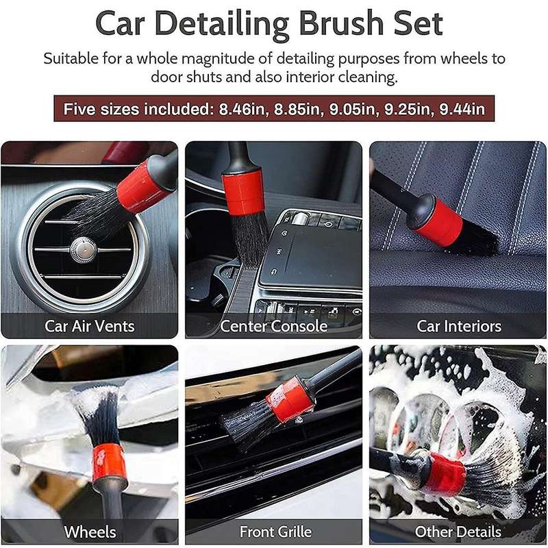 Car Cleaning Kit, Car Wash Kit for Cleaning Interior,exterior