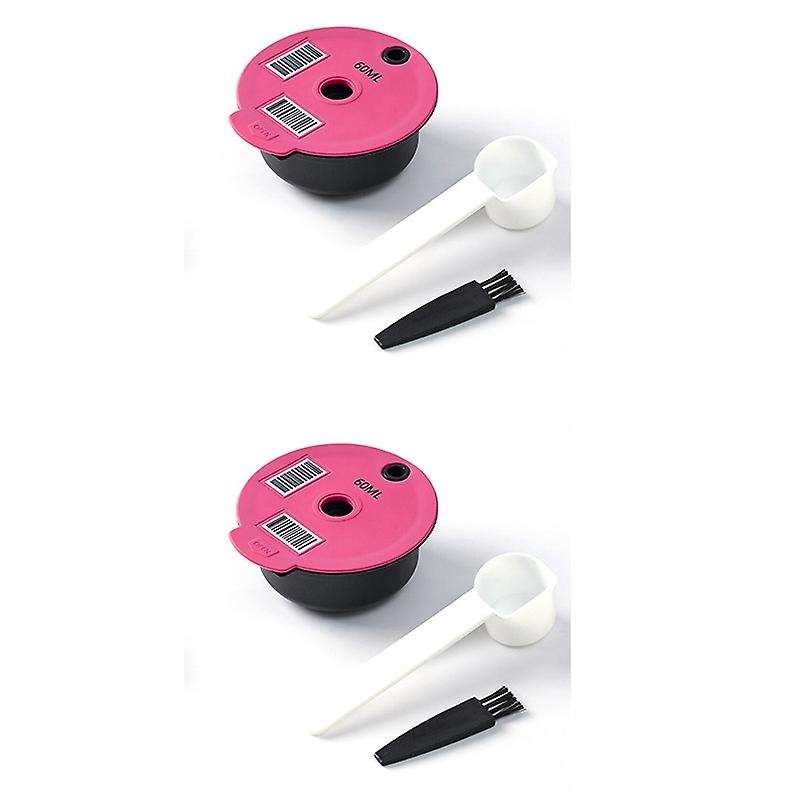 2pcs Pp Coffee Capsule Pod for Bosch Stainless Steel Coffee Filter
