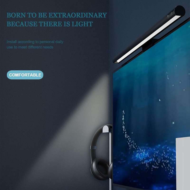 Screen Hanging Monitor Light Bar, Monitor Light for Press Sensor