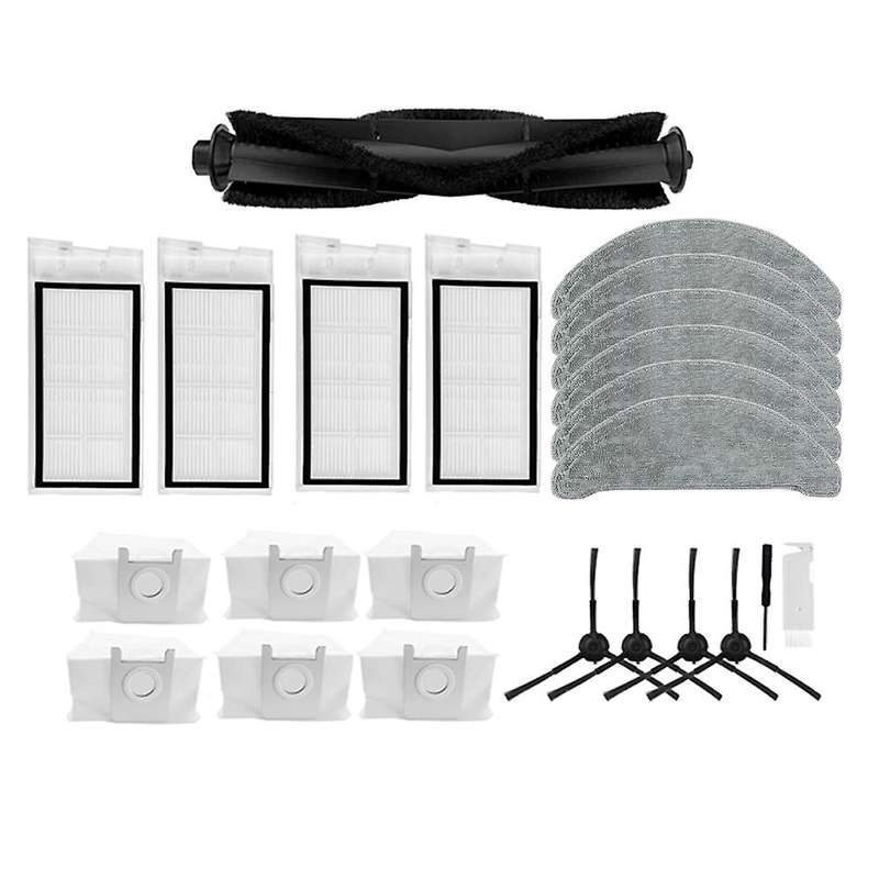 For Roidmi Eve Plus Dust Bag Hepa Filter Mop Cloth Main Brush