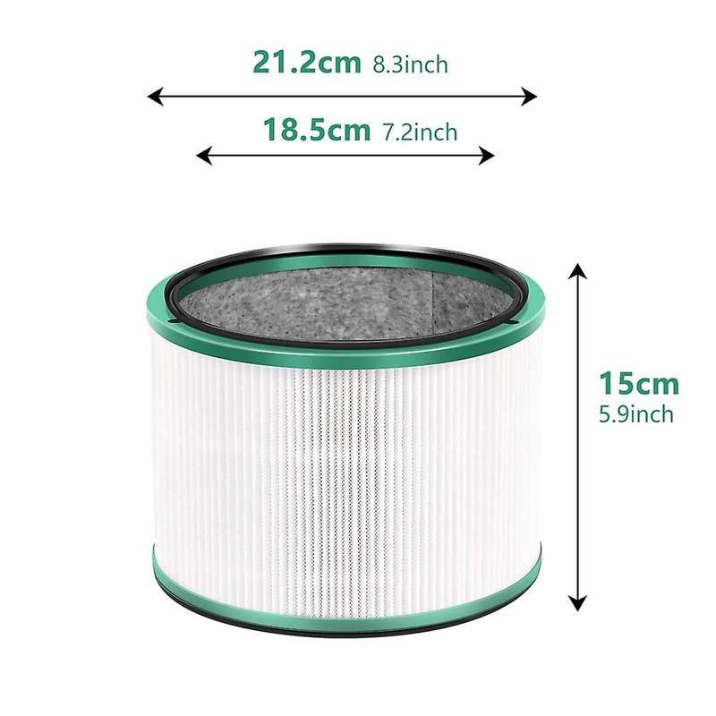 Air Purifier Hepa Filter Activated Carbon Filters Fit for Hp00 Hp01