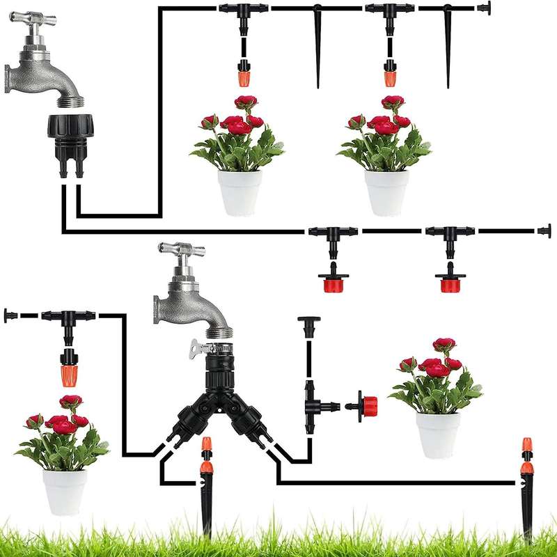 Garden Irrigation System Kit,adjustable for Garden ,patio Plants