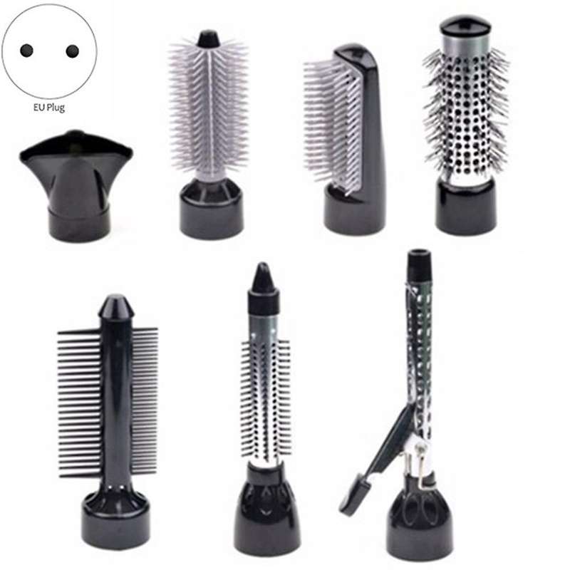 7 In 1 Multifunction Professional Negative Ion Hair Dryer Eu Plug,b