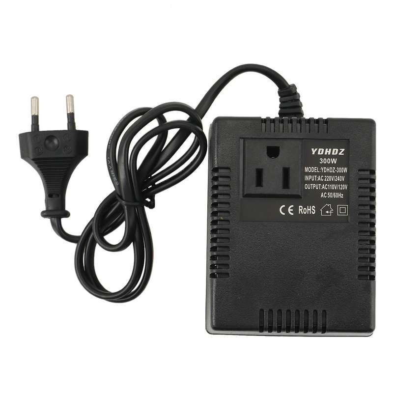 300w Voltage Converter 220v to 110v Transformer Adapter Eu Plug