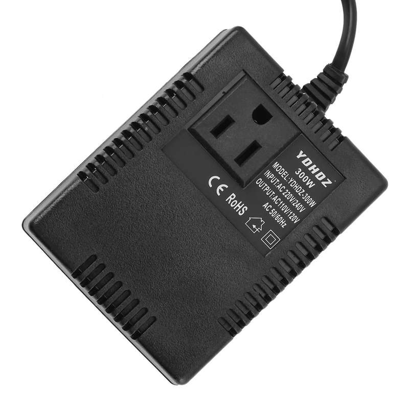 300w Voltage Converter 220v to 110v Transformer Adapter Eu Plug