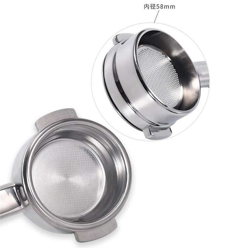 58mm Wood Coffee Machine Bottomless Filter Holder for La Marzocco