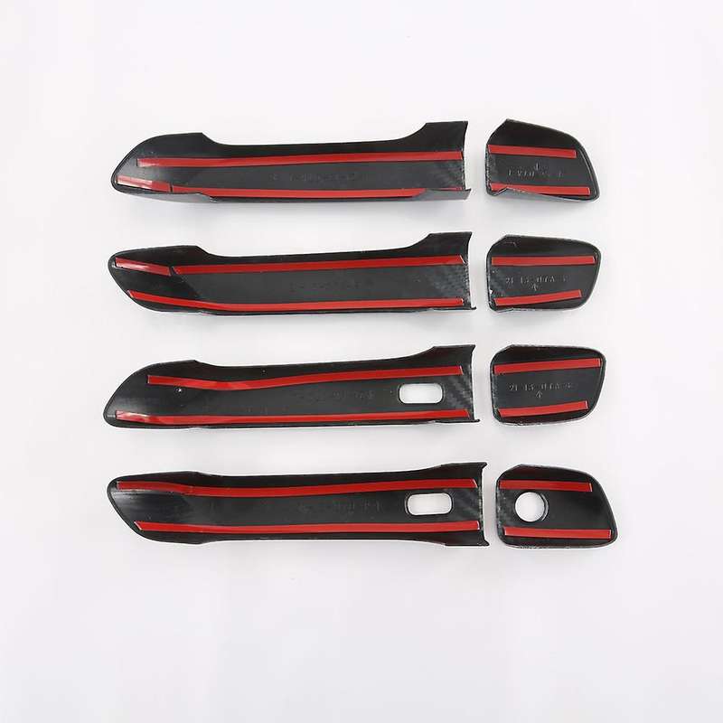 Car Outer Door Handle Cover Trim Frame Sticker for Isuzu D-max 2021+