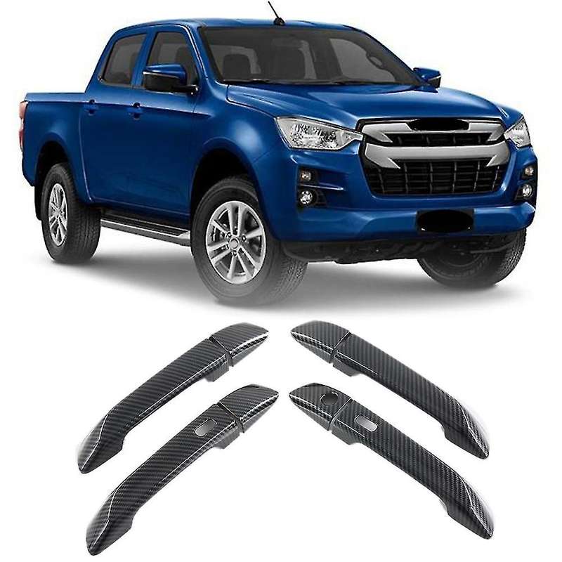 Car Outer Door Handle Cover Trim Frame Sticker for Isuzu D-max 2021+