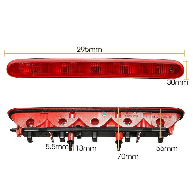 Car Third Brake Light High-position Brake Tail Light for Peugeot
