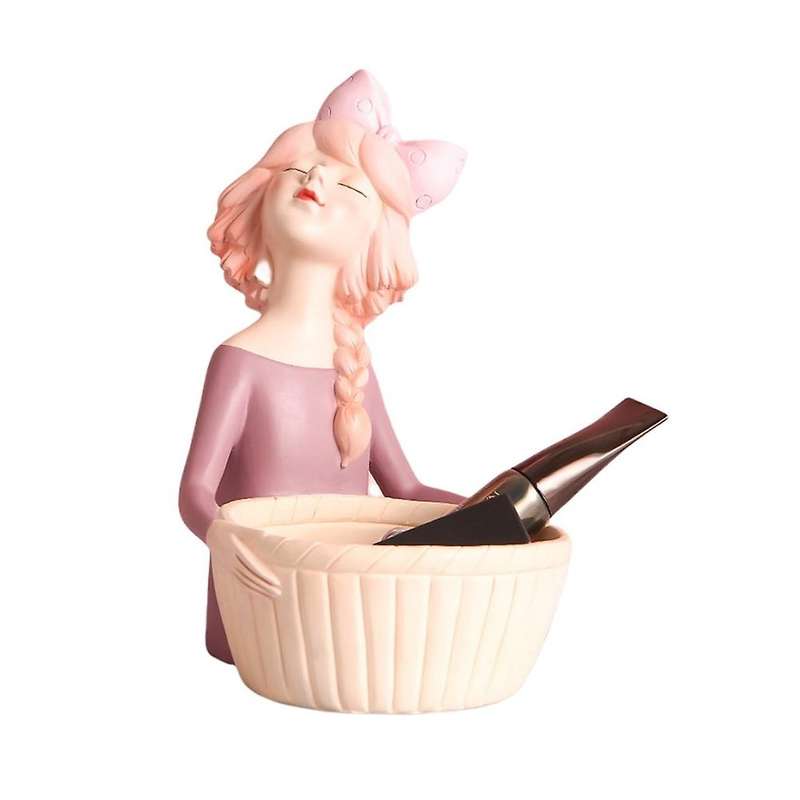 Resin Girl Storage Baskets Modern Home Kitchen Items Storage Box B