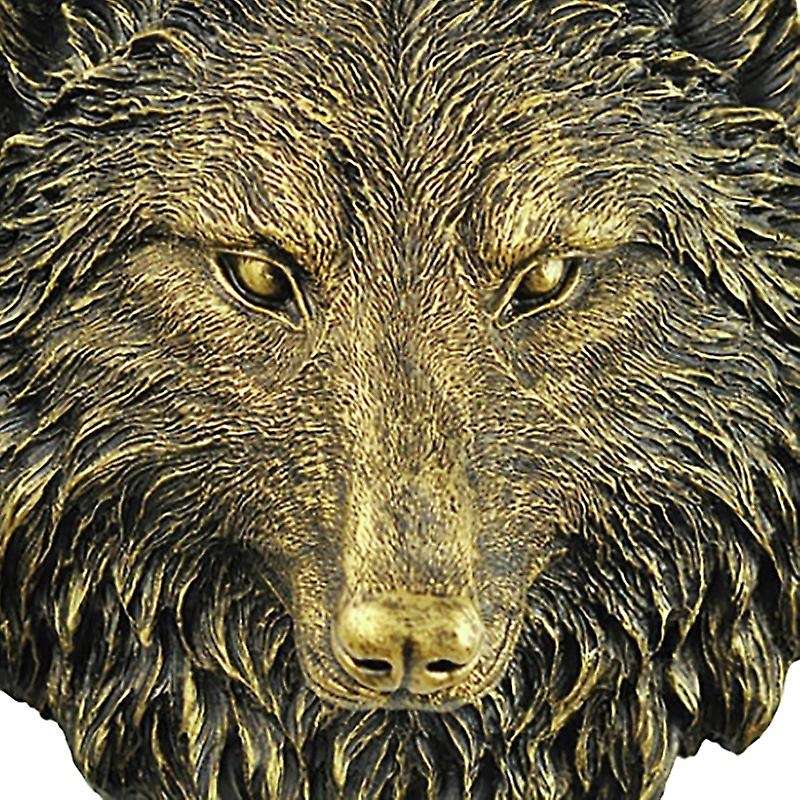 1pcs Animal Head Wall Decor Wolves Wall Decor Wall Statue Home Decor