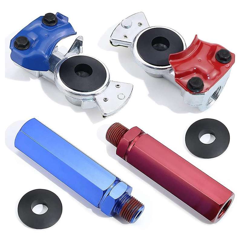 Glad Hand Grips Set with Seals, for Semi Trucks Trailers Tractors Rvs