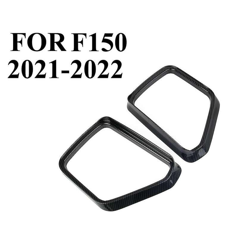 For Ford F-150 F150 Rearview Mirror Visor Shield Stickers Cover 2pcs