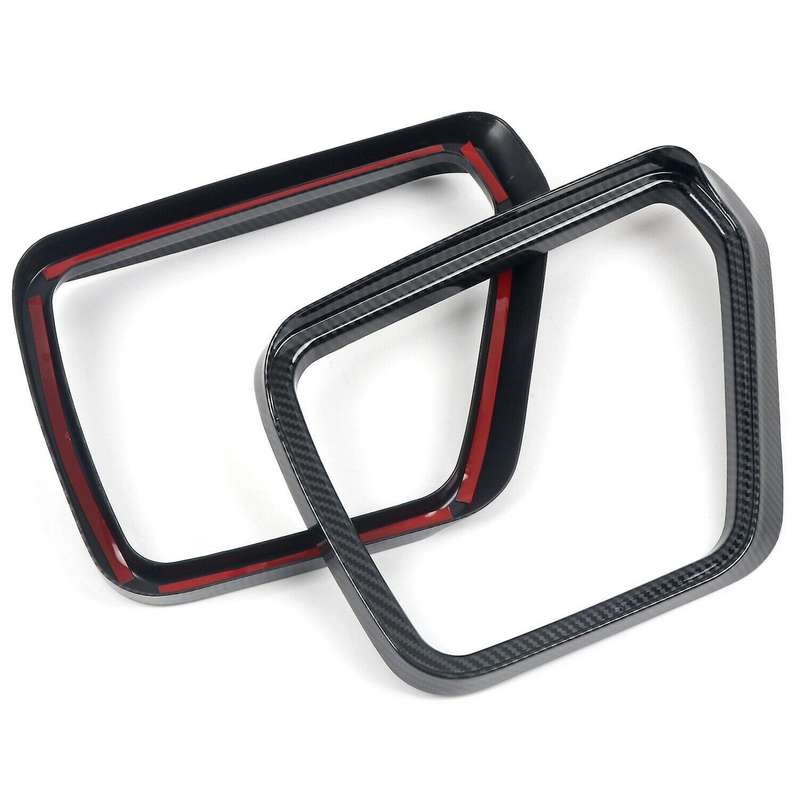 For Ford F-150 F150 Rearview Mirror Visor Shield Stickers Cover 2pcs