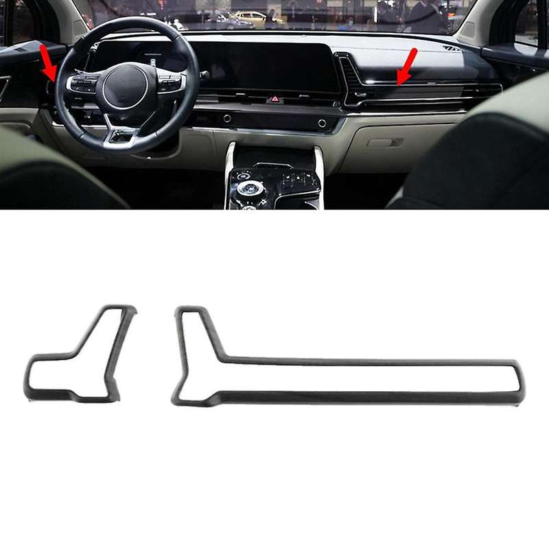Peach Wood Car Dashboard Air Outlet Frame Cover Trim