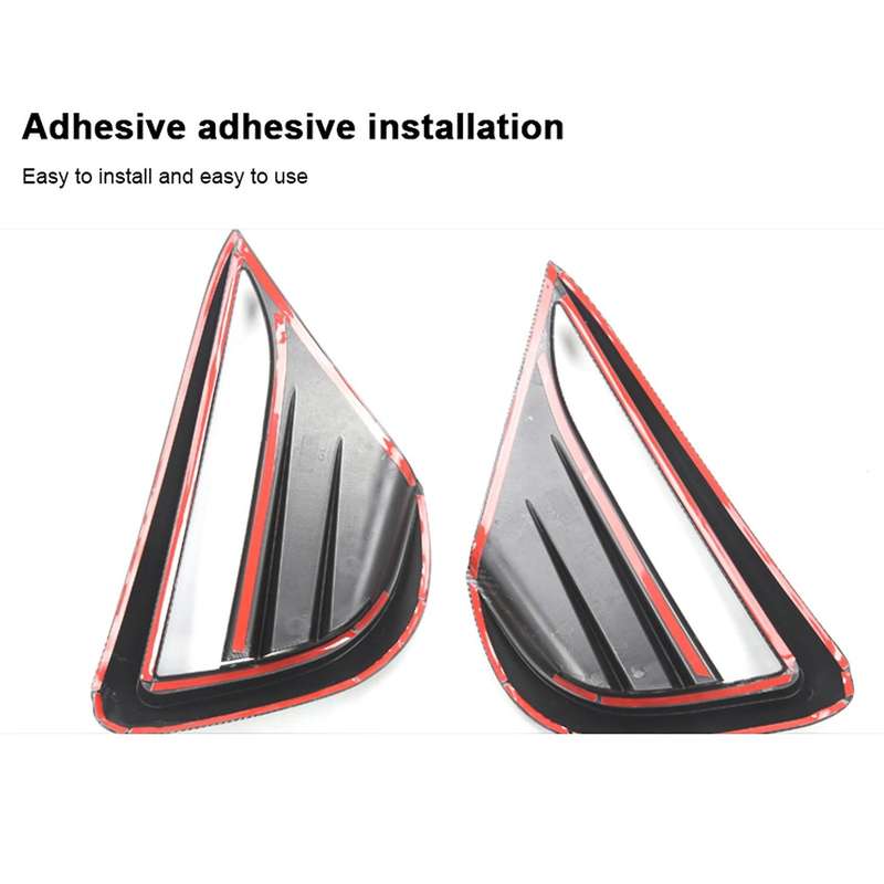 Car Fog Light Hoods for Tesla Model Y 2021-2022 Bright Carbon Fiber