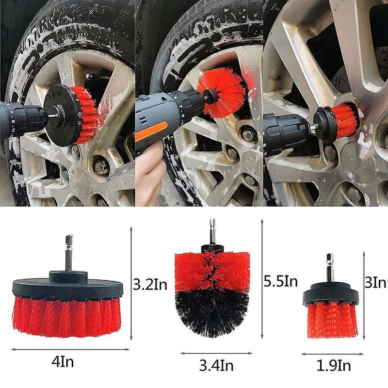 Cleaning Tools Kit for Wheel,interior Car Cleaning Kit