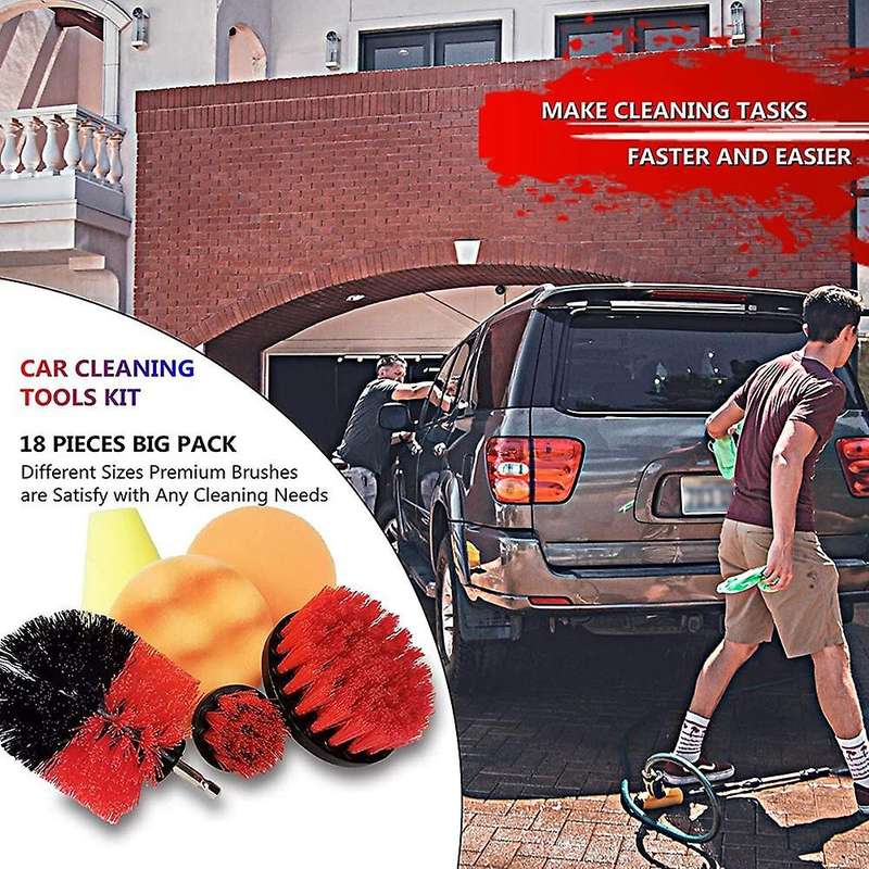 Cleaning Tools Kit for Wheel,interior Car Cleaning Kit