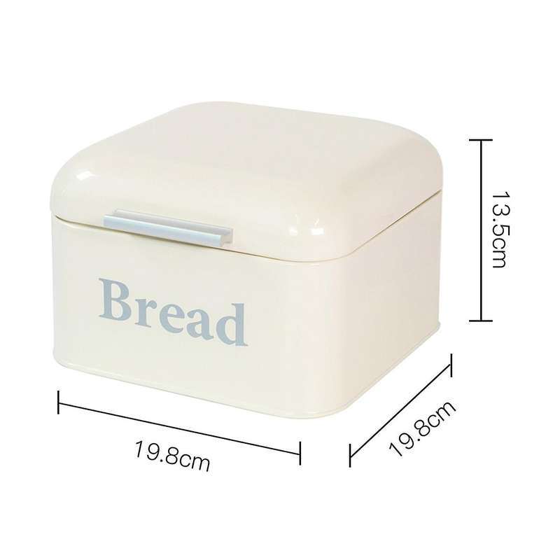 Nordic Ins Style Clamshell Bread Storage Box Cosmetic Off-white