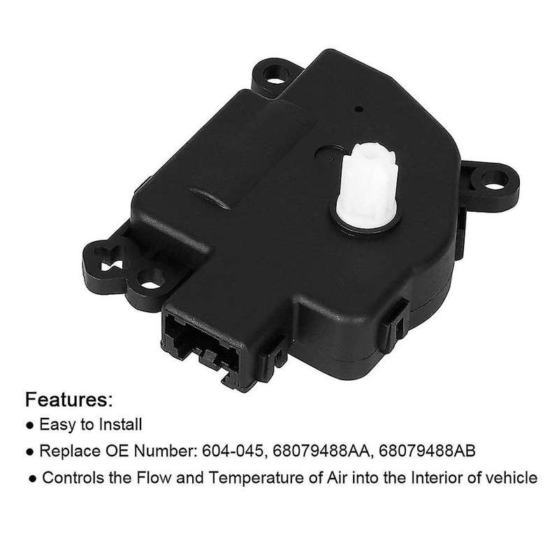 604-045, 68079488aa Set Of 2 Hvac Heater Blend Air Door Actuator
