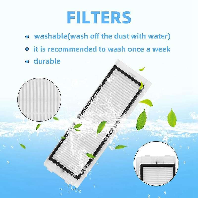 For 360 S5 S7 S7 Pro Parts Main Side Brush Mop Cloth Hepa Filter