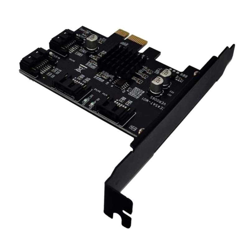 Pci-e to Sata3.0 Controller Expansion Card 4 Port 6g Riser Card