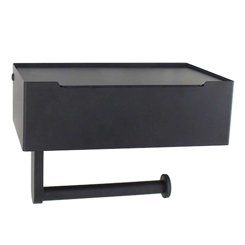 Toilet Paper Holder with Flushable Wipes Dispenser, for Bathroom A