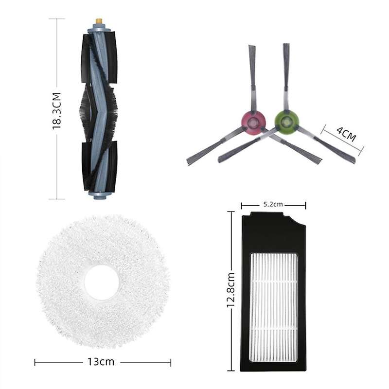 For Ecovacs Deebot X1 Omni Dust Bag Main Brush Kit Hepa Filter