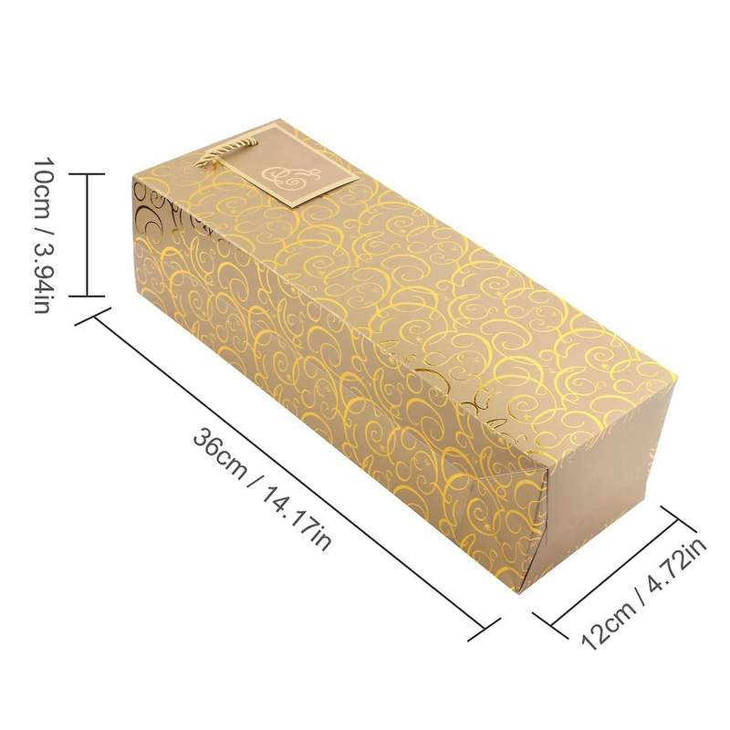 Wine Bags, Kraft Paper Wine Bag 20 Pcs Gift Wine Bags with Handles