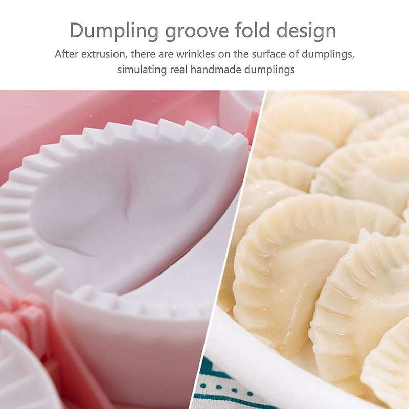 Dumplings Maker Jiaozi Make 8 Dumplings At A Time Baking Molds Blue