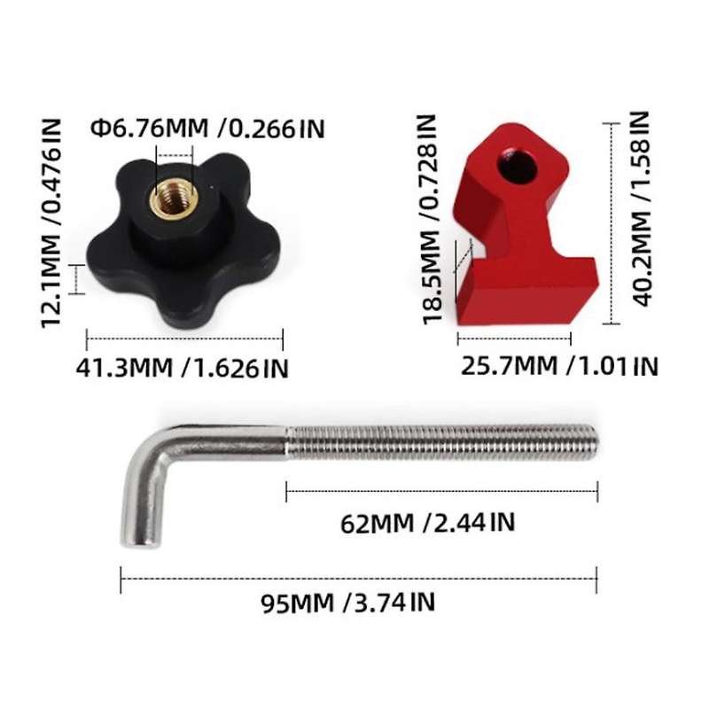 45/90 Degree 120mm Woodworking Panel Positioning Ruler Fixing Clamp