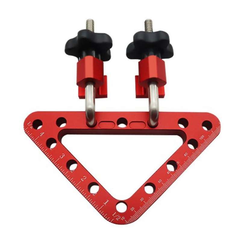 45/90 Degree 120mm Woodworking Panel Positioning Ruler Fixing Clamp