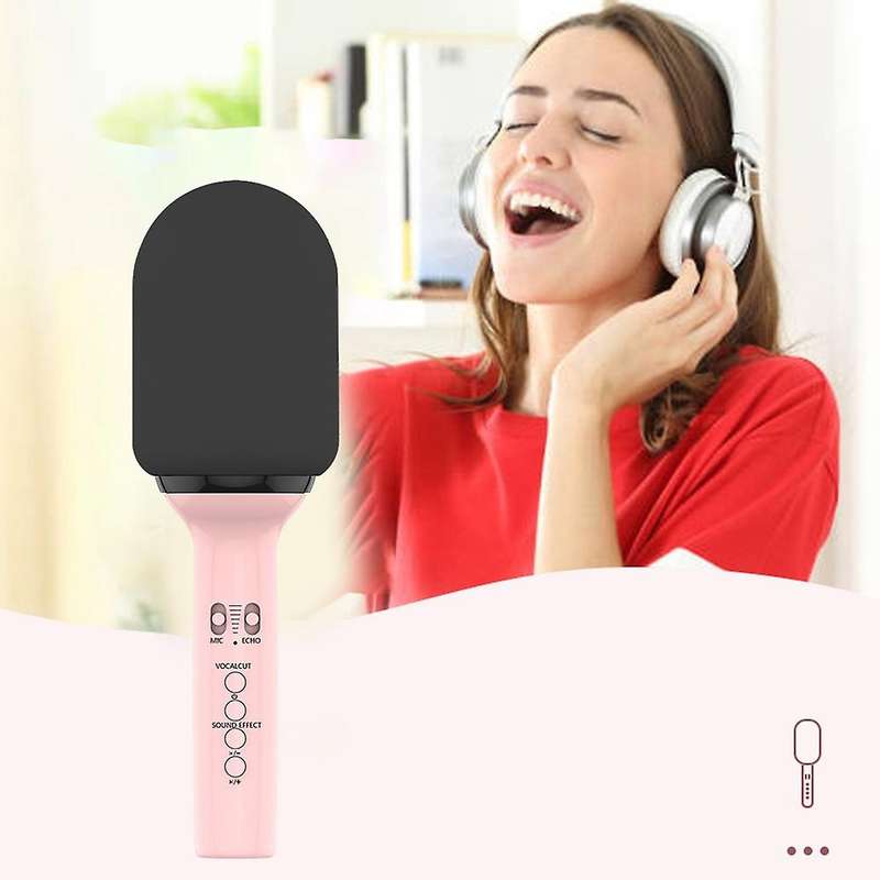 Wireless Bluetooth Dynamic Microphone Car Microphone Orange