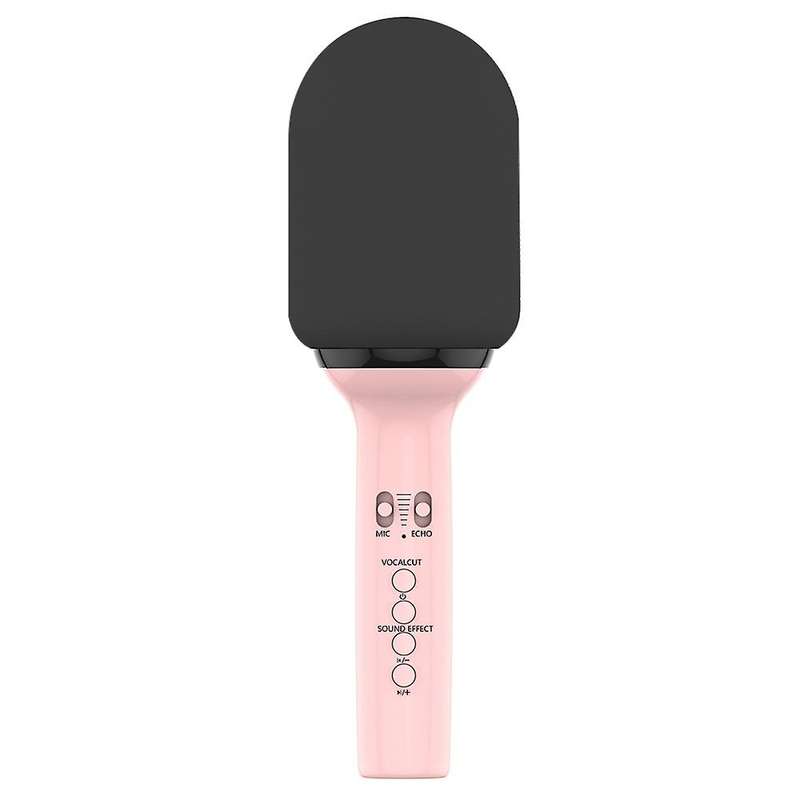Wireless Bluetooth Dynamic Microphone Car Microphone Pink
