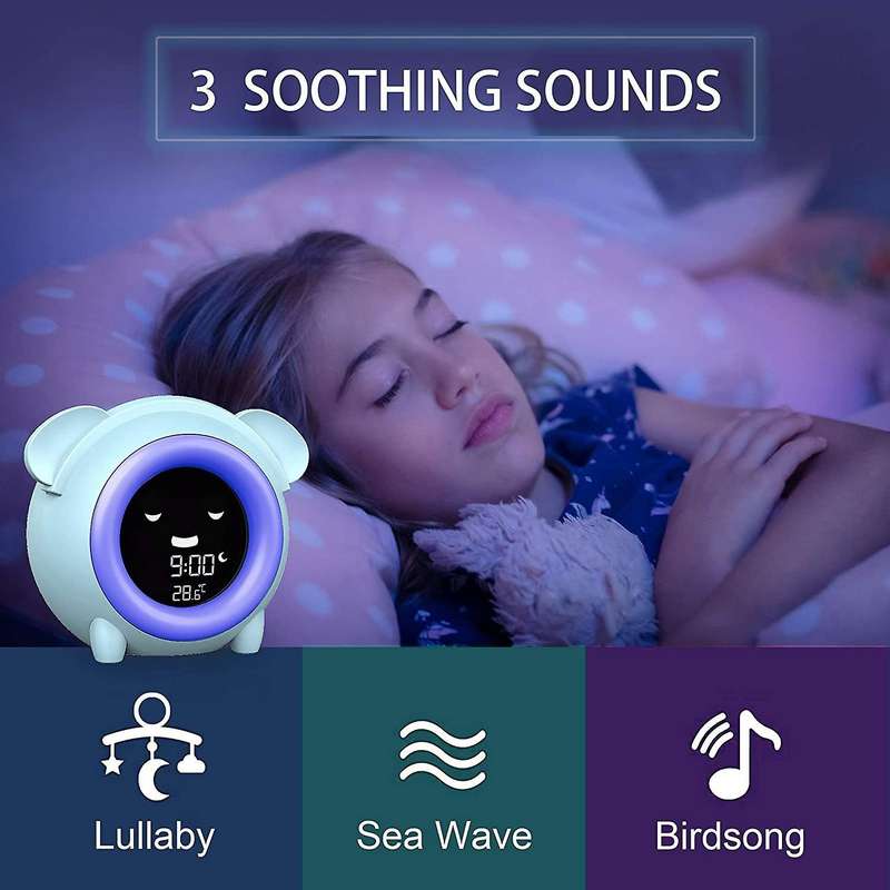 Alarm Clock for Kids with Nap Timer for Toddlers Wake Up Light