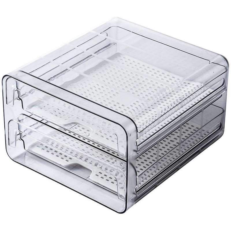 Drawer Type Refrigerator Organizer Box Kitchen Keep Fresh Storge