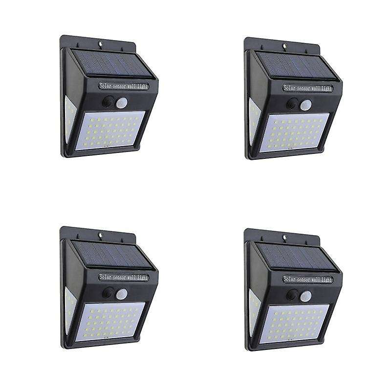 4pcs Lights 3 Modes,50 Led Solar Security Light with Motion Sensor