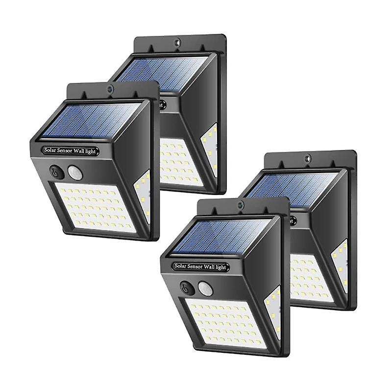 4pcs Lights 3 Modes,50 Led Solar Security Light with Motion Sensor